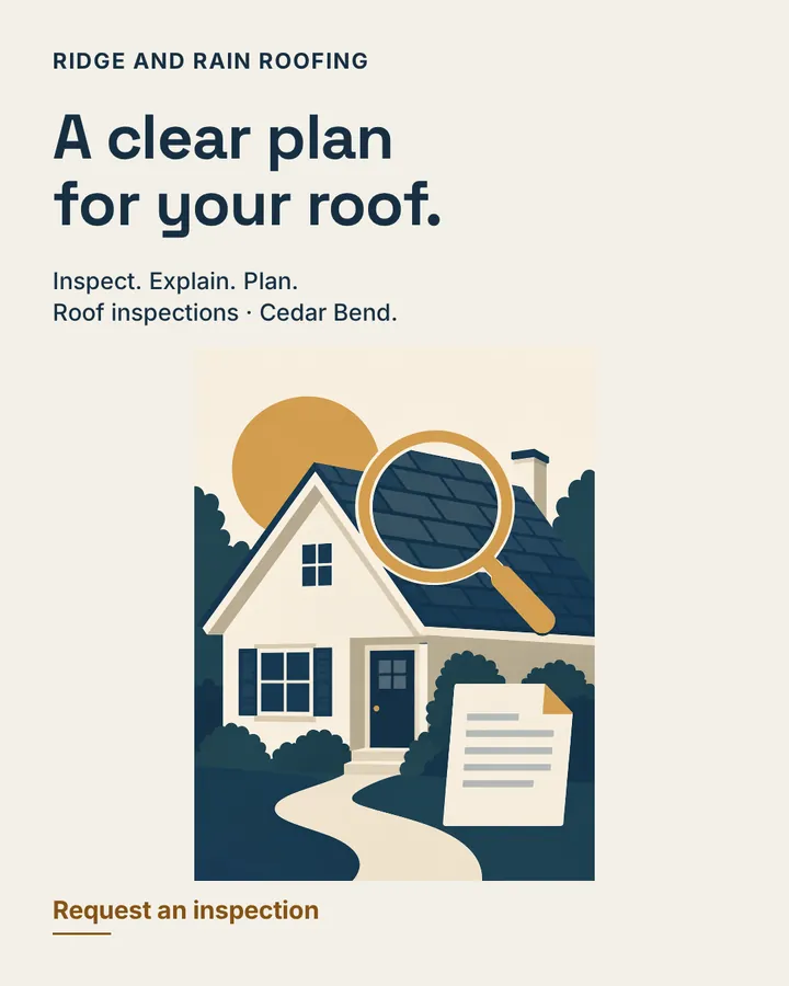 Ridge and Rain Roofing ad — Feed (4:5)